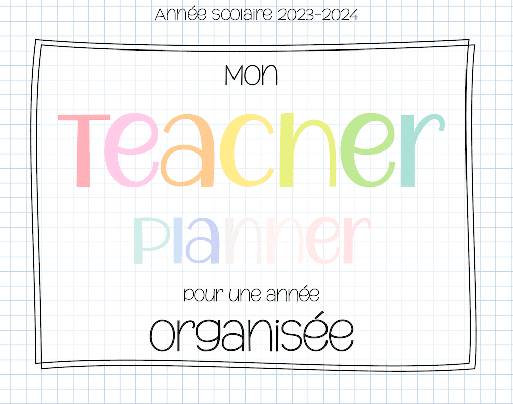 Teacher planner 20232024